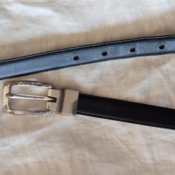 Ralph Lauren Black Belt 30in - 34in - Picture 2 of 3